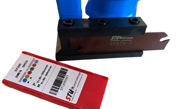 cut-oof tool holder set with insert SP