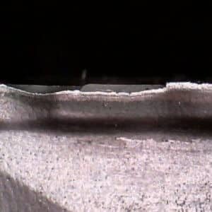 Diagnostic usure: 10-foret-plaquette-rupture-arete