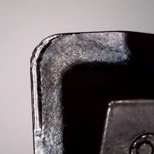 Diagnostic usure: 21-fraise-plaquette-usure-cratere