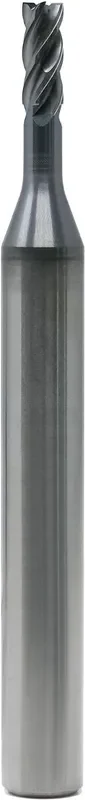 Fraise carbure monobloc Ø 2 mm 4 dents MnS1 queue Ø 3 mm